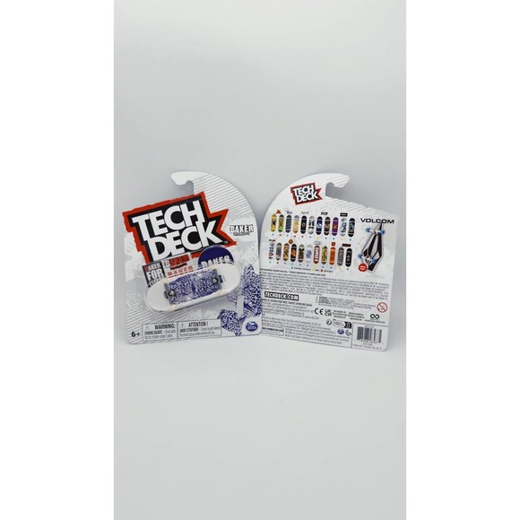 Tech Deck Baker Lot of 2- Purple Cheetah Kader- RARE - Picture 2 of 2